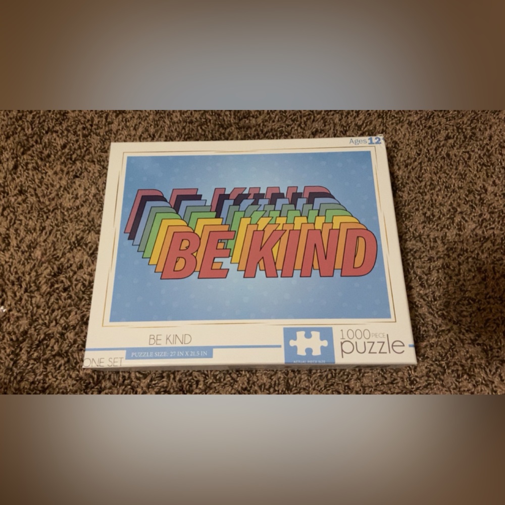 Be kind 1000 piece puzzle